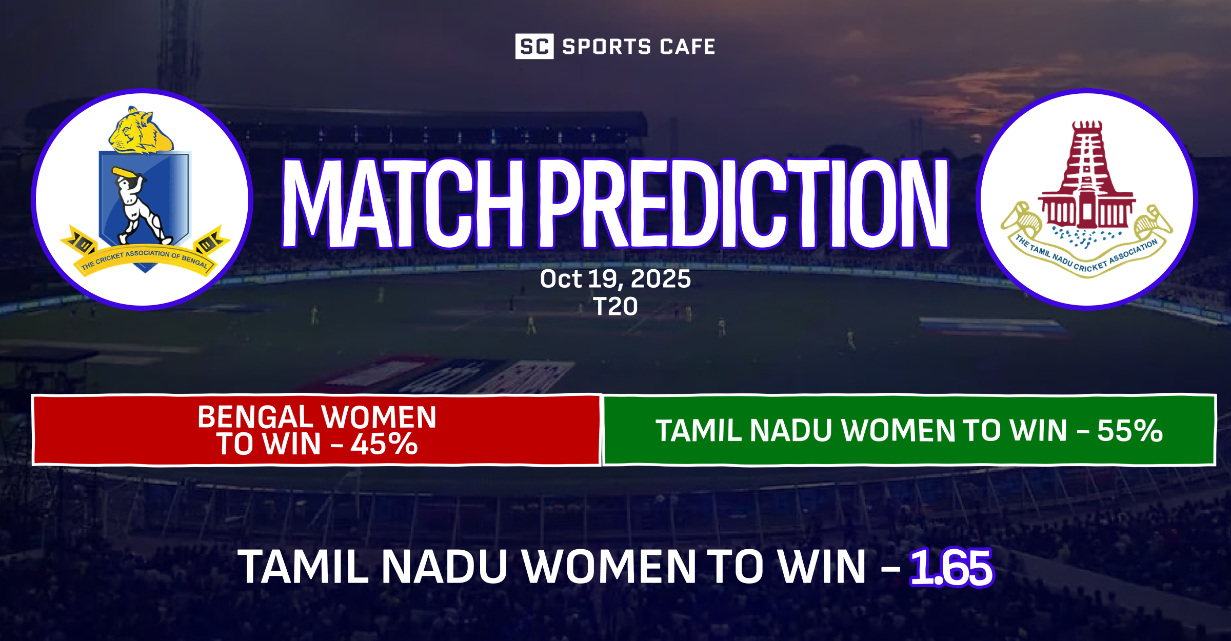 Bengal Women vs Tamil Nadu Women